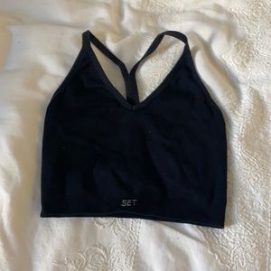Set Active Ribbed V bra